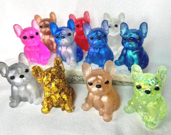 Handmade French Bulldogs Mini Figurines | Unique Gifts | Dog Lovers