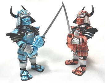 3D Printed Flexi Samurai: Articulated Desk Figure