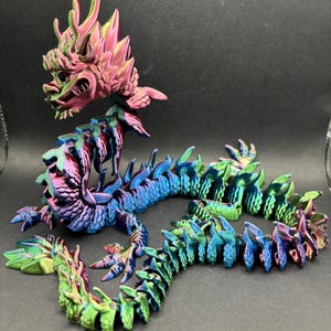 3D Imperial Dragon | Authorized Flexi Factory Seller | Fidget Figures | Desk Toys