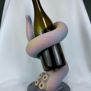 3D Octopus Tentacle Wine Bottle Holder | Wine Lovers | Kitchen Decor