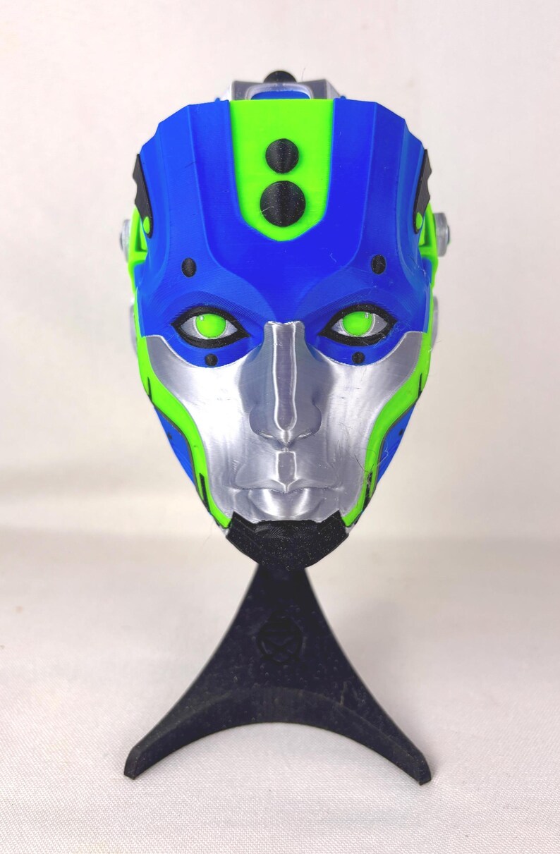 3D Alien Bot Interactive Mask Decor