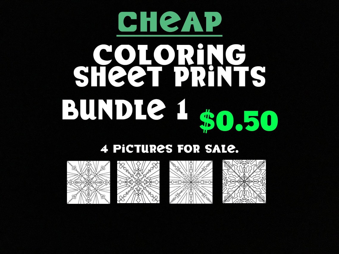 Cheap Coloring Sheets digital File Etsy