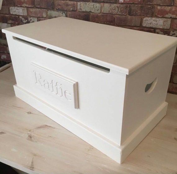 Handmade Hard Top Toy Box Storage Chest Personalised Bespoke