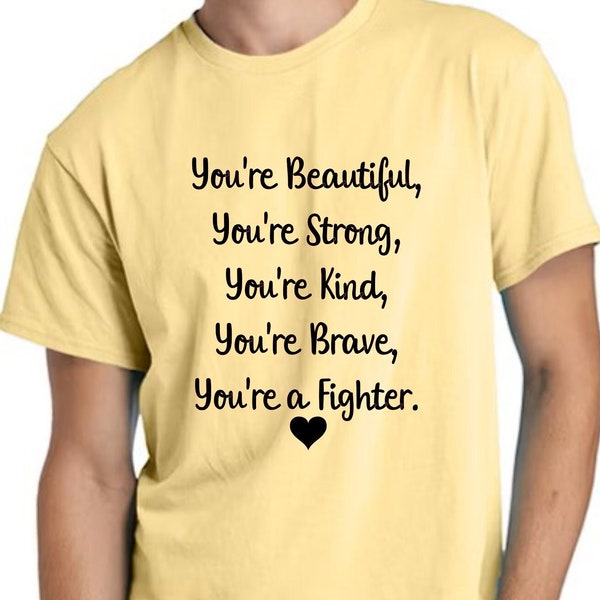 Follicular Lymphoma Support Shirt, Cancer Support Shirt, Fighter Shirt, Cancer Warrior Gift, Cancer Survivor Shirt, Her Fight is Our Fight
