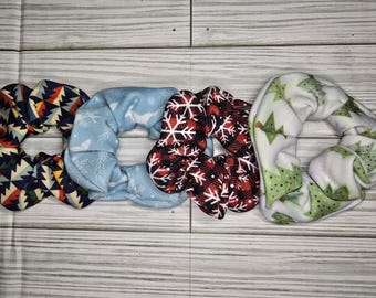 Coleteros navideños hechos a mano, accesorios para el cabello para las fiestas