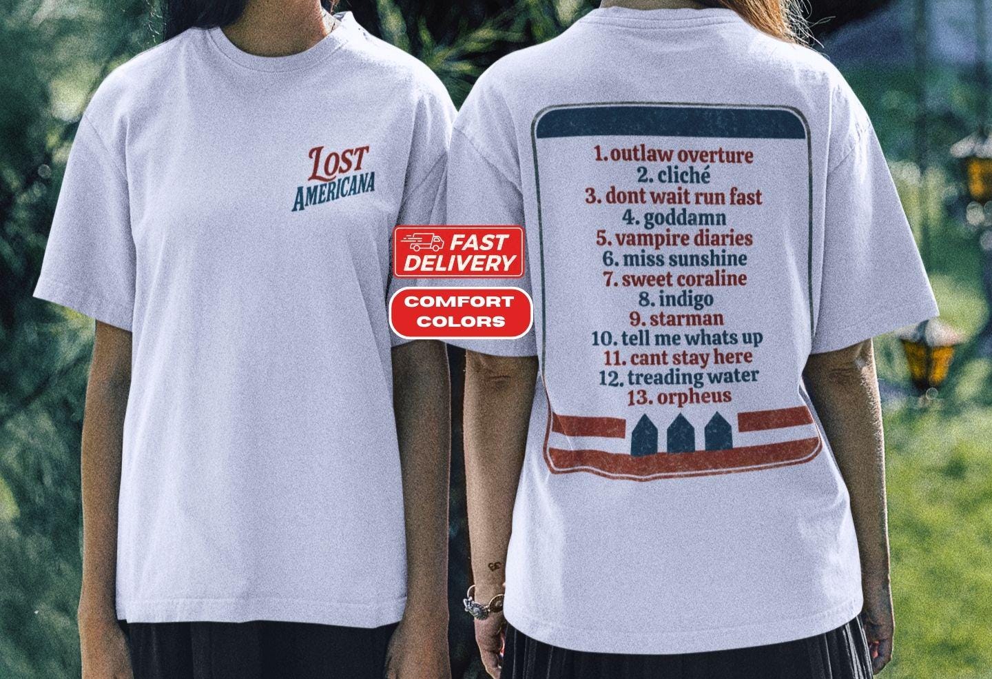 Lost Americana Album Tracklist Shirt, MGK Graphic Tee, Machine Gun