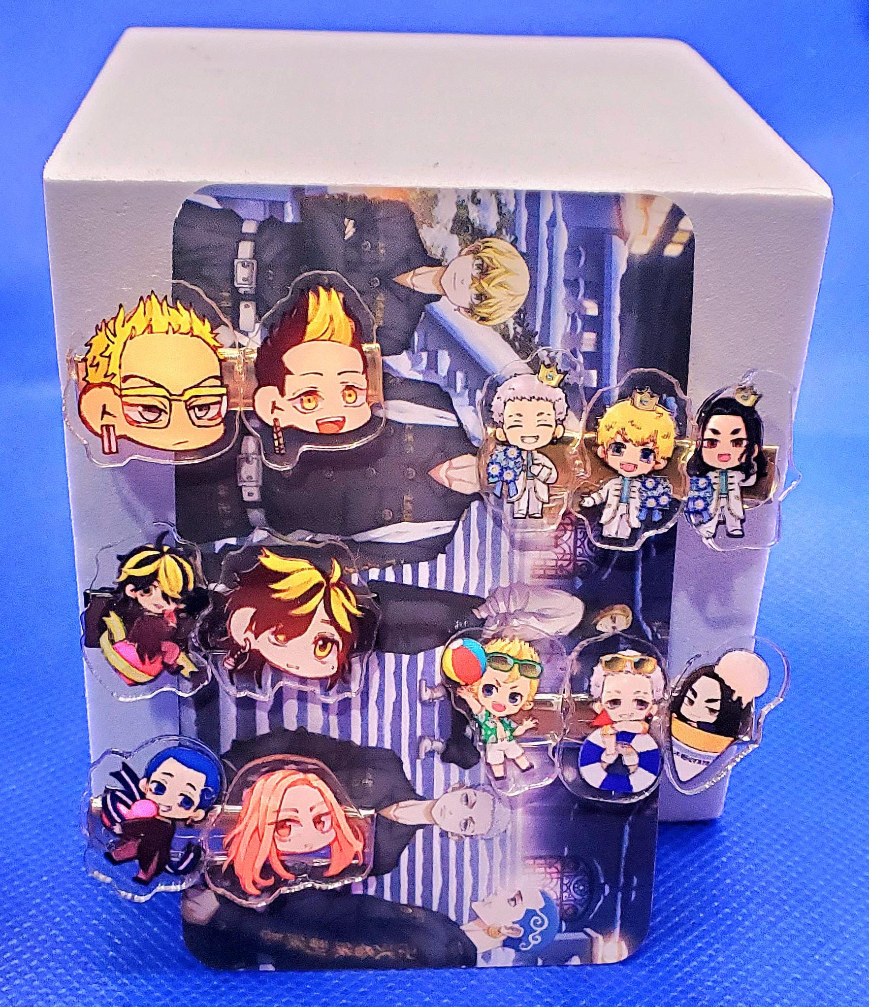 Lot de 5 ou 10 barrettes à cheveux pour animes de Tokyo, style kawaii, cadeau fait main, accessoires inspirés des animes