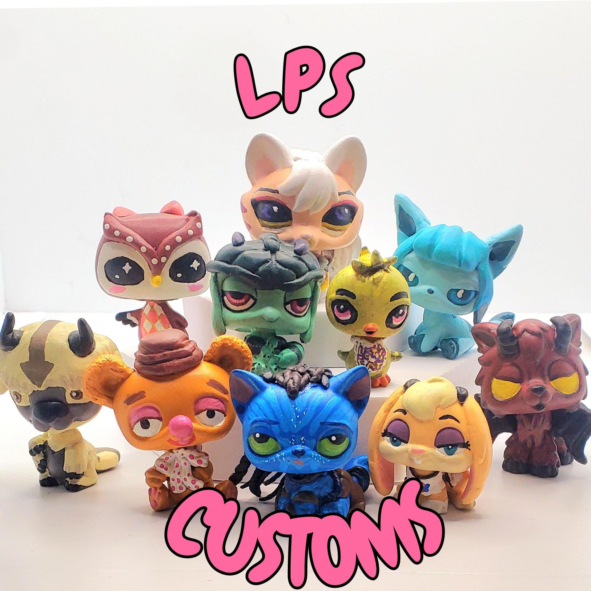 Custom Lps Dogs Custom LPS Figures, Toy Collectibles, Littlest Pet Shop Figures ...