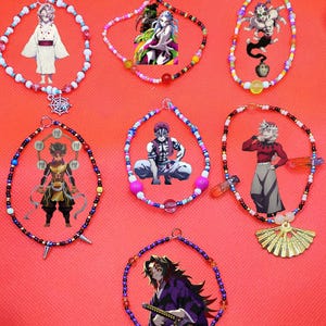 Moon Demon Anime Bracelets, Handmade Variety, Anime Inspired Jewelry