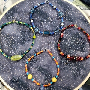 Four Elements Bracelets, Handcrafted Nature Inspired Jewelry- Water Earth Fire Air