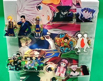 Juego de 5 o 10 pinzas para el pelo de Hunter (aleatorias), estilo kawaii, inspiradas en el anime, regalo hecho a mano, bonito accesorio para el pelo.