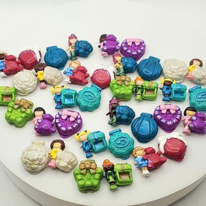 Retro Polly Pocket Stud Earrings, Handmade Polymer Clay Toy Jewelry