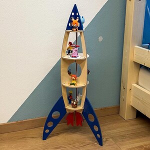 Tonie shelf rocket to build / paint yourself, shelf for Tonie figures, storage for Tonies, DIY kit