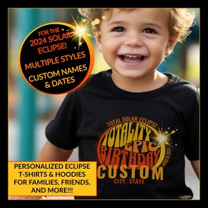 Birthday Custom shirt, Personalized Birthday Hoodie, Eclipse T-shirt, Eclipse Sweatshirt, Personalized Eclipse Tee