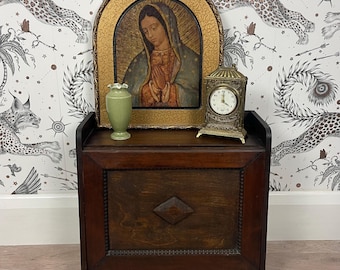 Vintage Wooden Tabletop Writing Box