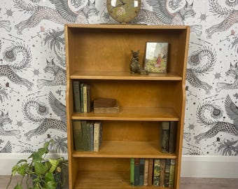 Vintage Small Waterfall Front Bookcase