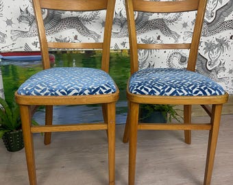 Pair of Vintage Midcentury Kitchen Chairs