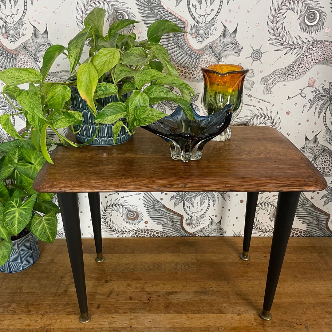 Vintage Side Table Retro Coffee Table Etsy — free download