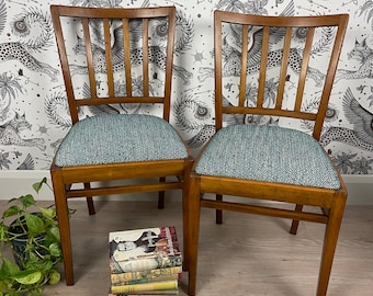 Pair of Vintage Midcentury Kitchen Chairs