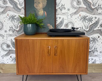 Vintage Mid-Century Gplan Fresco Record Cabinet