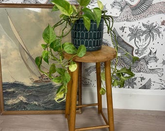 Vintage Rustic Wooden Stool