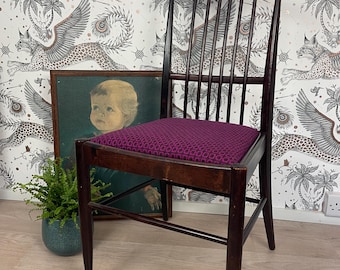 Vintage Mahogany Charlotte Chair by Kerstin Horlin Holmquist for ASKO