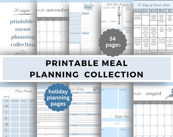 Printable Meal Planning Tools Collection