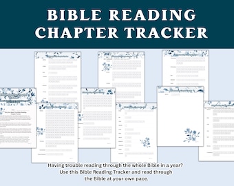 Bible Reading Chapter Tracker