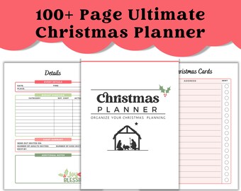 100+ Page Printable Christmas Planner