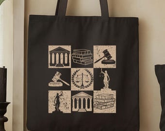 Lawyer Tote Bag, Lawyer Gifts, Law School Graduation, Future Lawyer Tote, Attorney Bag, Bar Exam Gift, Law Student, Luxury Corporate Gifts