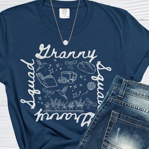 Grandma Shirt, Retro Nana Tee, Gift for Grandma, Mother&#39;s Day Gift, Pregnancy Reveal, Baby Announcement, Mimi Shirt, New Grandma Tee, Granny