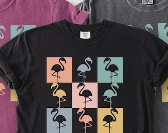 Cute Flamingo Shirt, Flamingo Lover Gift, Nature Shirt, Funny Flamingo Tee, Bird Shirt, Bird Nerd Comfort Colors® T-Shirt, Bird Lover Gift,