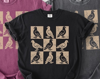 Vintage Pigeon Shirt, Funny Pigeon Tee, Stay Coo Bird Shirt, Retro Pigeon Graphic Tee, Pigeon Lover Gift, Bird Watcher Shirt, Trendy Tee