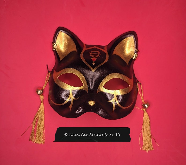 Bastet Mask Egyptian Goddess God Cat Kitty Kitten Halloween Etsy