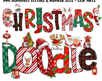 Digital Download Doodle Dash Christmas Candy Pattern Fill PNG