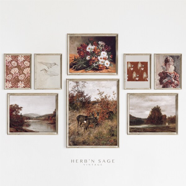 Rustic Farmhouse Wall Gallery Etsy