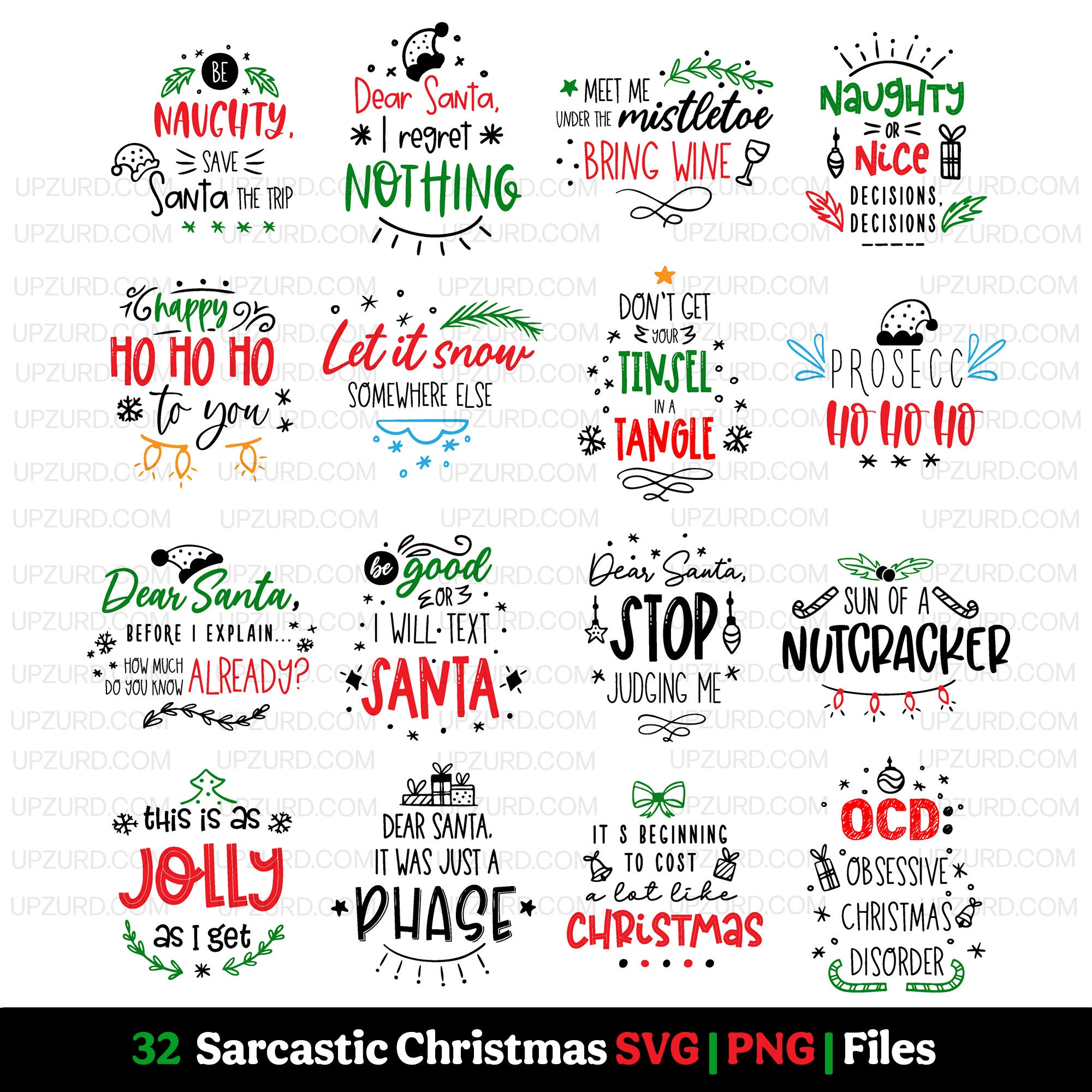 32 Funny and Sarcastic Christmas Quotes Christmas PNG - Etsy 32 Funny and Sarcastic Christmas Quotes Christmas PNG - Etsy