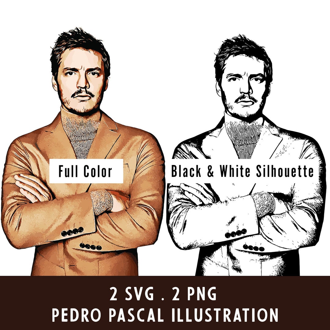 2 Pedro Pascal SVG 2 Pedro Pascal PNG Pedro Pascal Color - Etsy