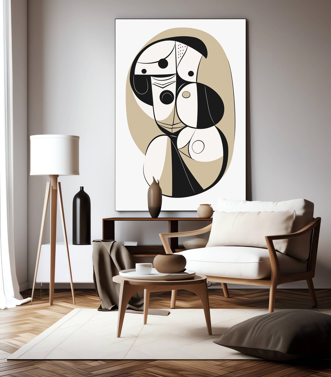 Abstract Woman Framed Wall Art Inspirational Wall Decor 3d Etsy