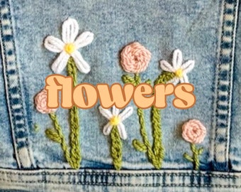 Tuesday's Child FLOWERS - please only purchase once you've bought your knit