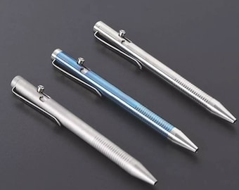 EDC Titanium Bolt-Action Pen | Compact Size | Ballpoint | 3 variations