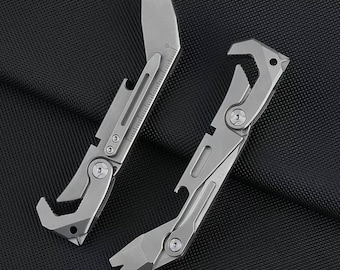 EDC Titanium Pry Bar & Wrench Multi-tool