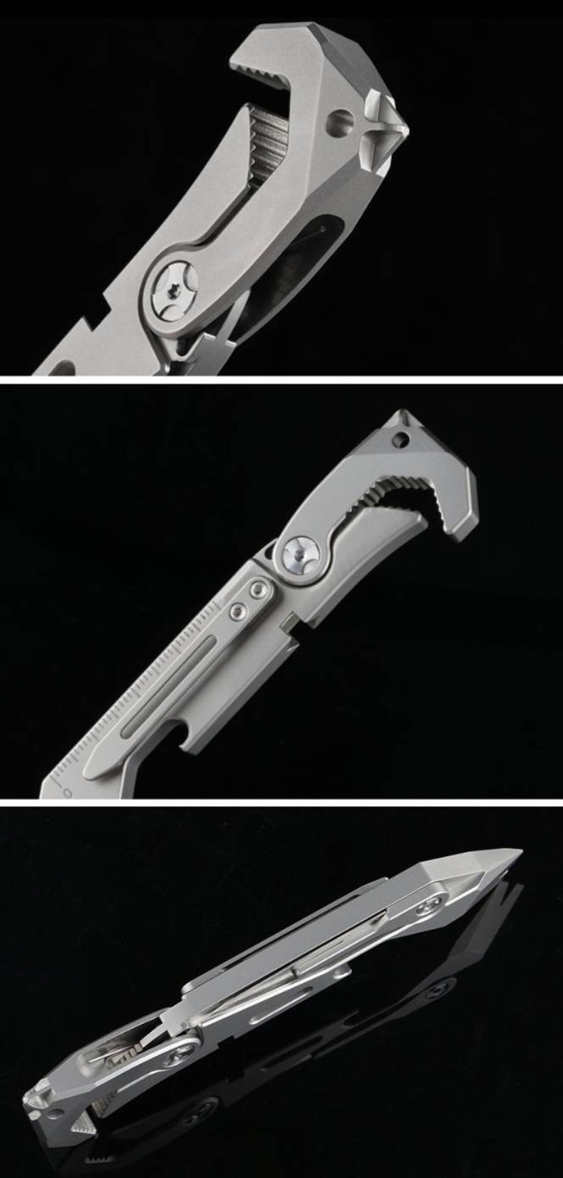 EDC Titanium Pry Bar & Wrench Multitool Etsy