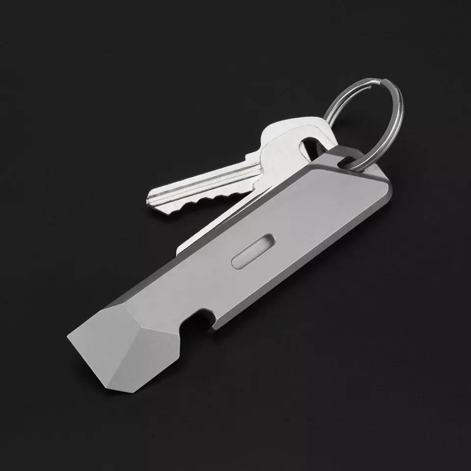 BANG TI Titan Hebelstange – EDC Multitool Mit Flaschenöffner, Perfekter Schlüsselanhänger