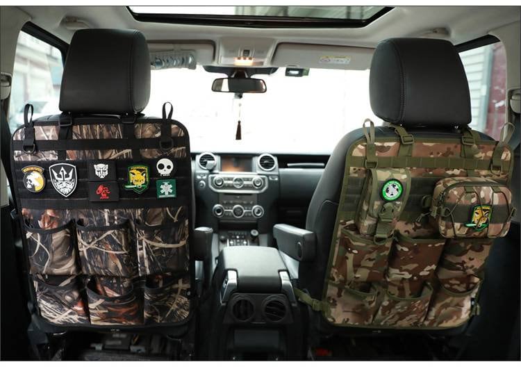 Militärischen Stil Autositz Hängen Organizer Taktische Taschen Klettpatch 5  Farben erhältlich - .de