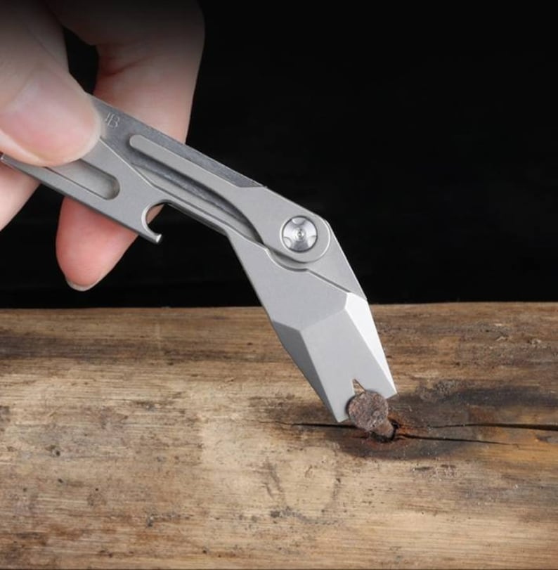 EDC Titanium Pry Bar & Wrench Multitool Etsy