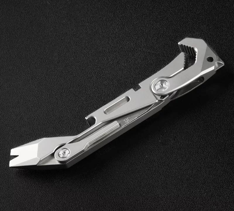 TiPry GEN II - Grade 5 Solid Titanium Pry Bar EDC Multitool, Ultra Strong & Lightweight (1.1oz) - View #12