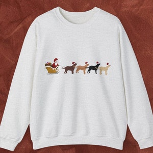 Ladies labrador online christmas jumper