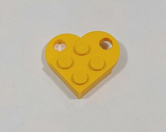 Additional Lego Heart Pieces for our Interchangeable Lego Heart Necklaces Available in 1 2 or 4 heart packs