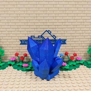 Small Lego® Inspired Crystal Display Piece 3D Printed Multiple Colors Available